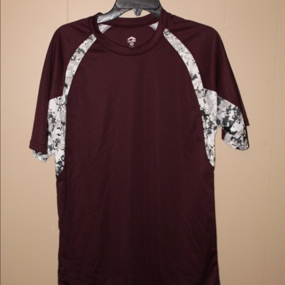 Maroon Athletic Tee